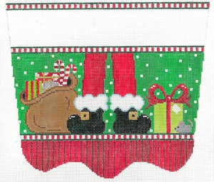 The Meredith Collection Santa's Feet Cuff XC-44
