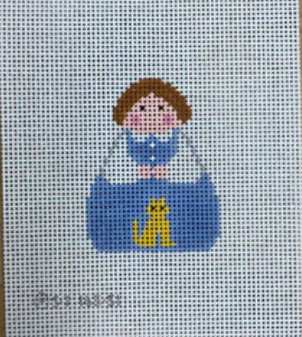 KCN Designs SI165-51 Blue Angel with Cat