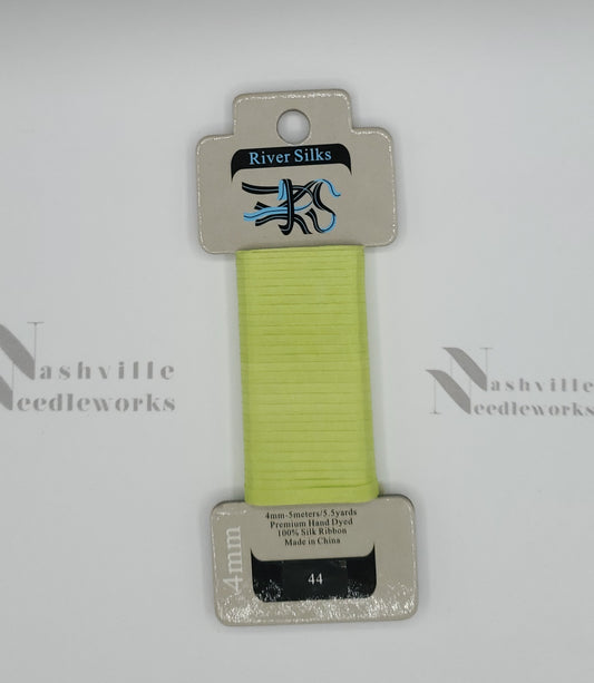 Sharp Green Silk Ribbon - 44
