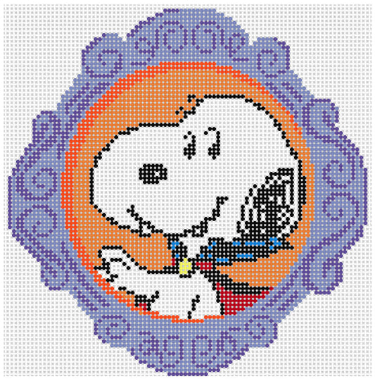 PEANUTS Halloween - Framed Snoopy as Vampire Canvas