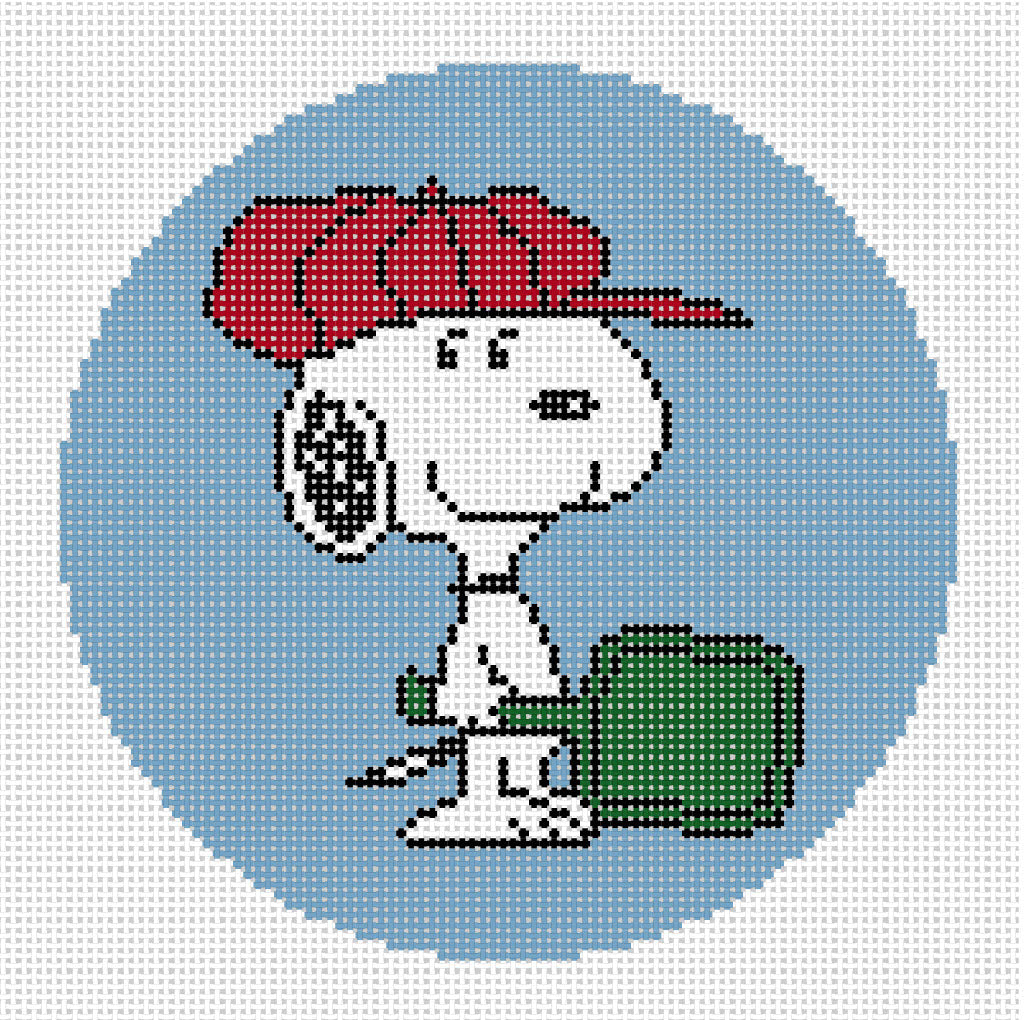 PEANUTS Sports - Snoopy with Pickelball Paddle Canvas