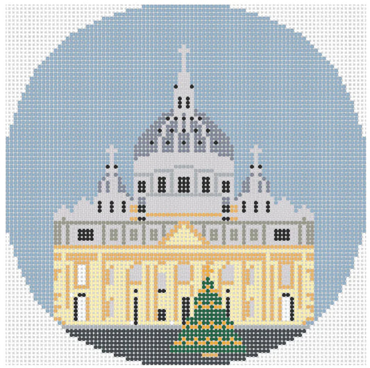 Officially Needlepoint St. Peter's Rome - The Cathedrals of the World
SKU: Cath-Rome