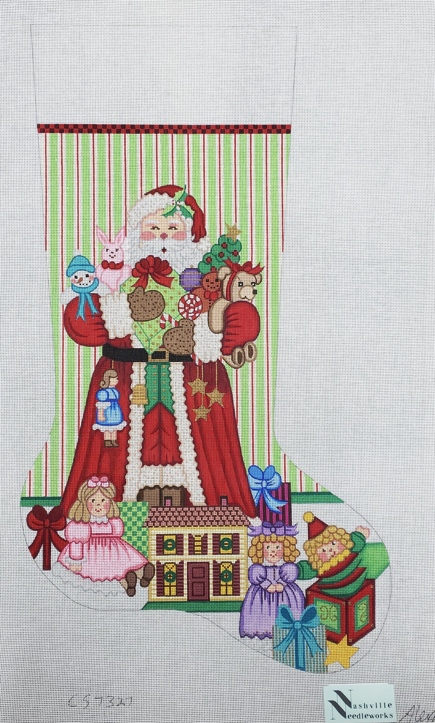Alexa Designs CS7327-18 Santa Armload of Girl Toys