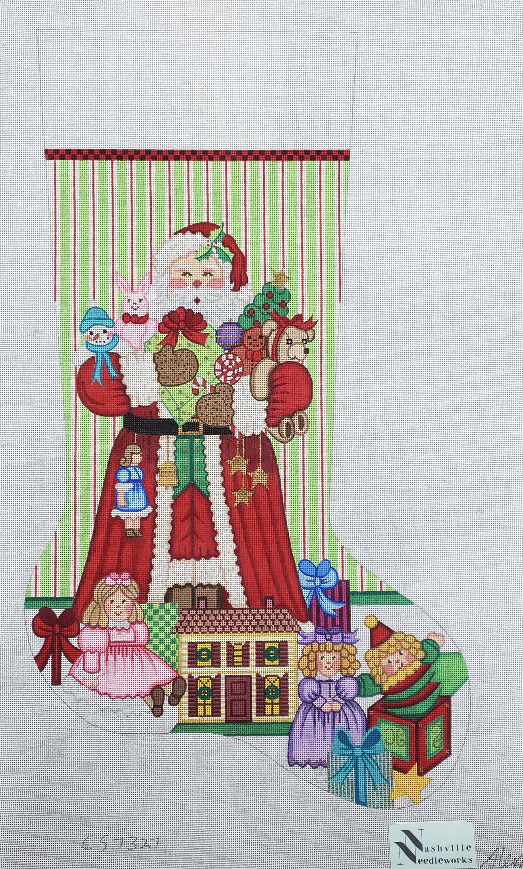 Alexa Designs CS7327-18 Santa Armload of Girl Toys