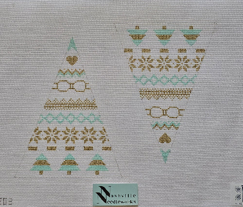Patricia Sone HC-303 Tall White Tree 2 Sided/With Stitch Guide