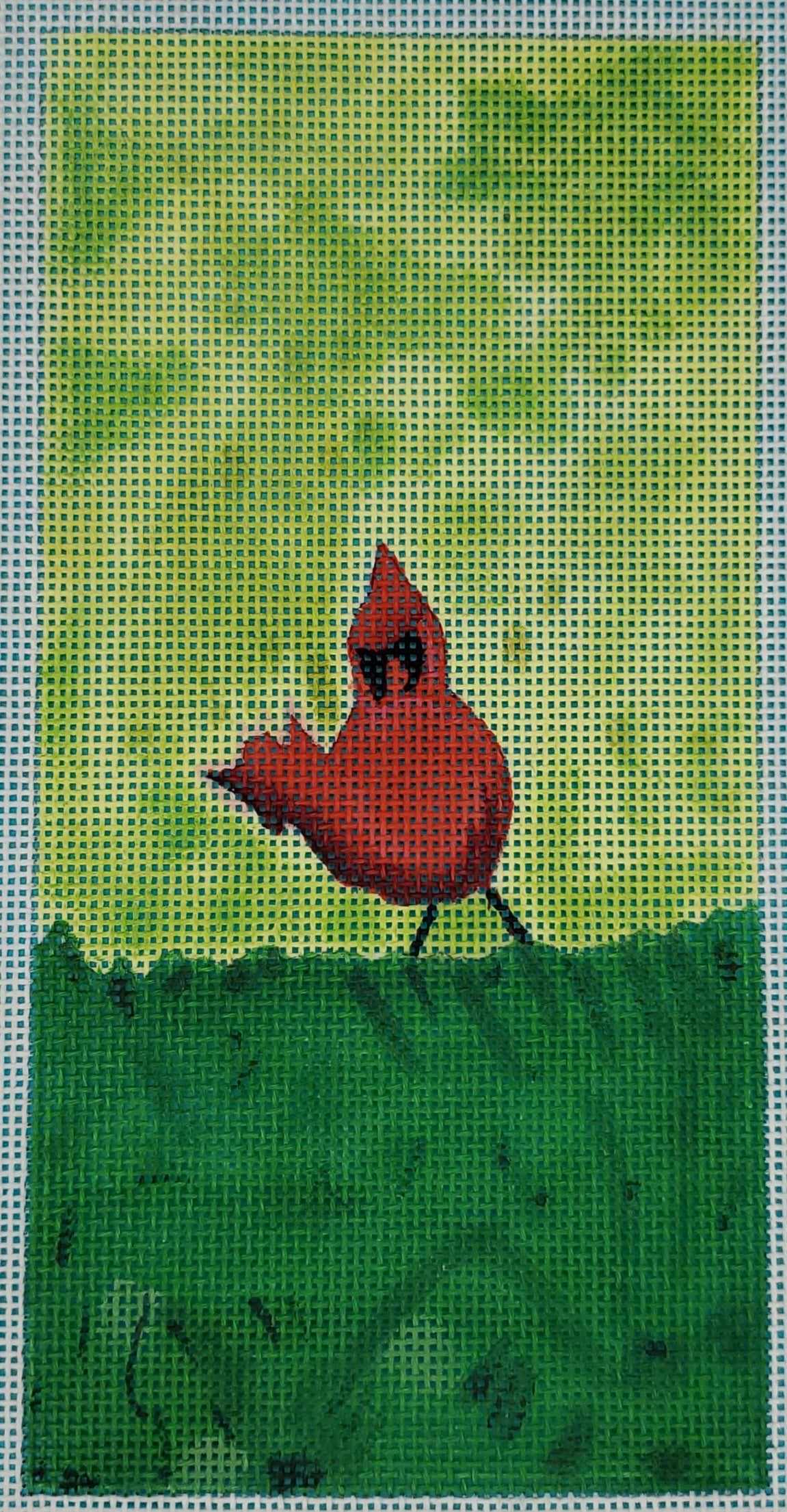 Blue Water Needlepoint Laura Loe 
Teenage Bird BW-456LL