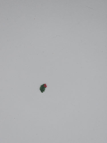Just Another Button Company 4447T 
Tiny Holly Sprig Button
