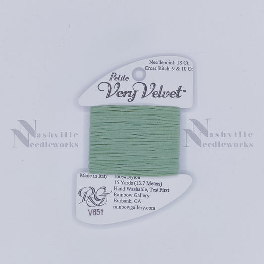 Petite Very Velvet - V651 Sage Green