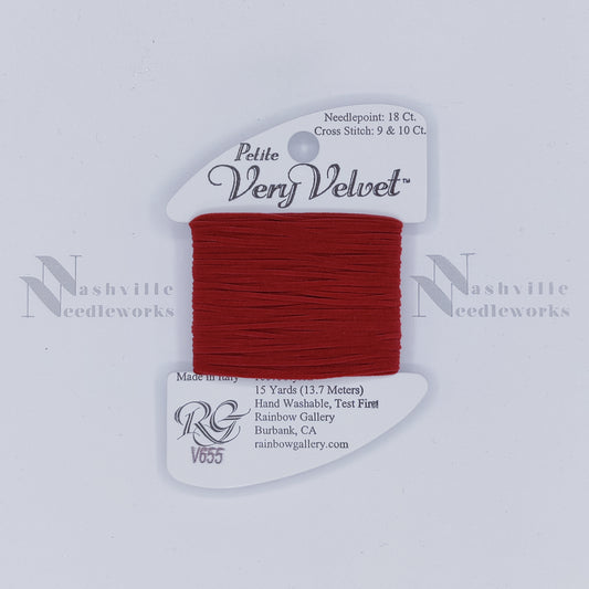 Petite Very Velvet - V655 Dark Red