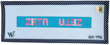 Wipstitch Needleworks Zeta Tau Alpha Key Fob WS496

WS496

13 Count Canvas