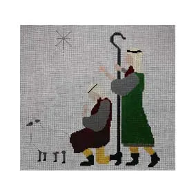 CBK Needlepoint Collections Walker Street Designs Nativity Shepherds 
WSD-XO20