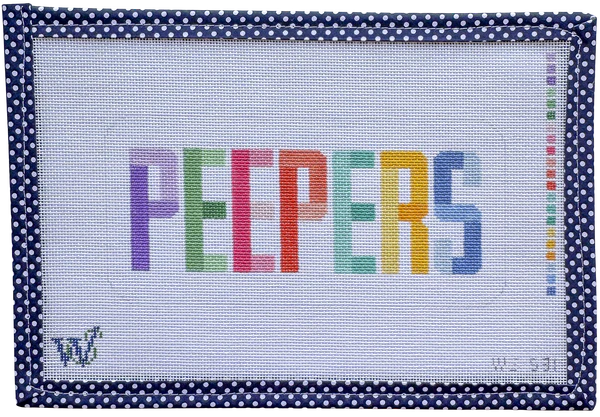 WipstitchNeedleworksPeppersCaseBright Colors WS-531 18 Count Canvas