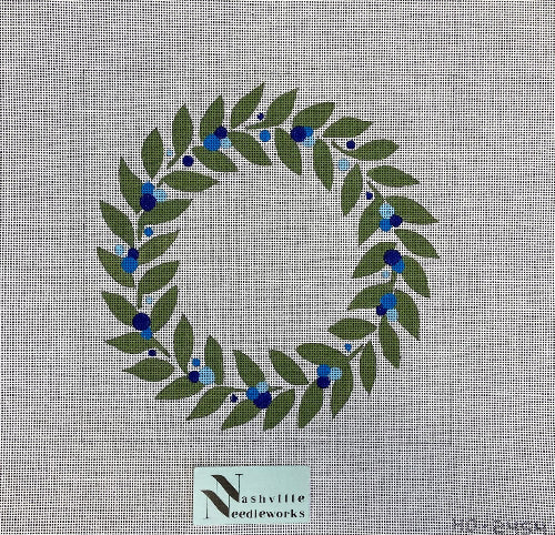 Raymond Crawford HO-2454 Wreath Blue Berries