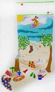 X-139 (TS) - Santa's Beach Vacation Stocking