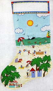 X-95 (TS) - Beach Scene Stocking
