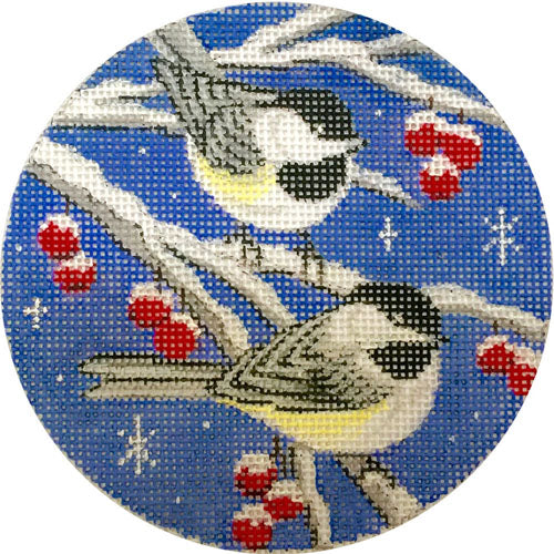 Birds on Blue Sky Ornament (TS)