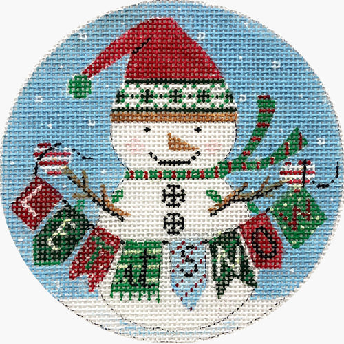 Snowman with Sign (TS)