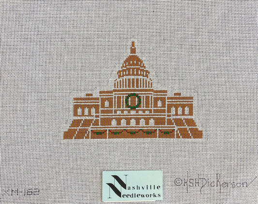Kate Dickerson Needlepoint US Capital Gingerbread XM-162