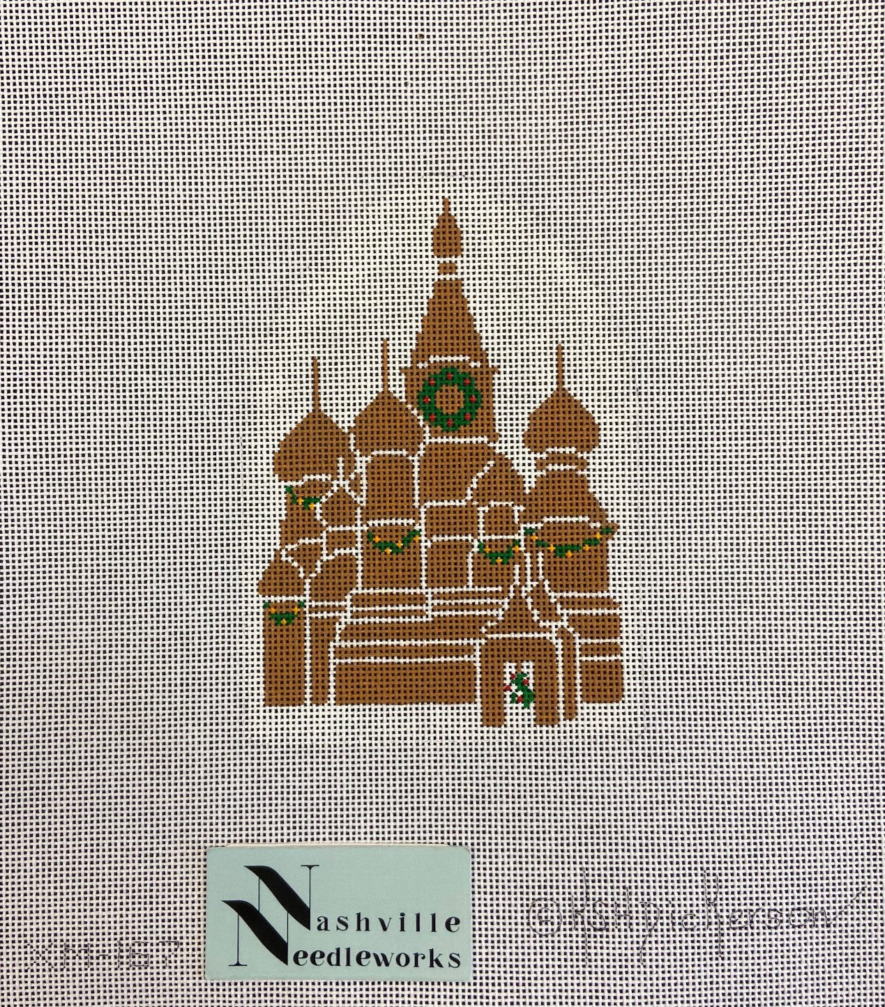 Kate Dickerson Needlepoint St Basils Cathedral Gingerbread XM-167
