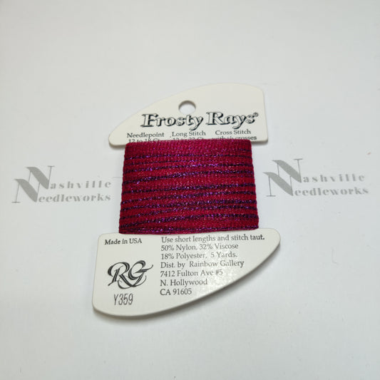 Frosty Rays Y359 Very Dark Red Gloss