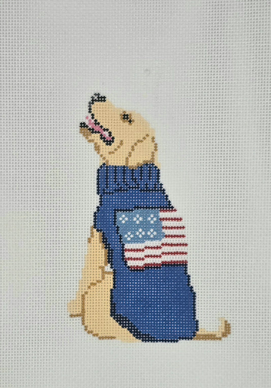 The Collection Designs Froopy Designs FD-385 Yellow Lab with Sweater