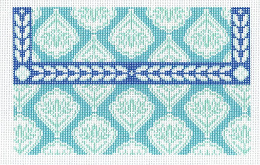 AF139 TEAL Medallion Clutch