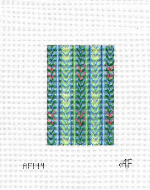 AF144 Sky Blue Trellis Insert for Passport cover