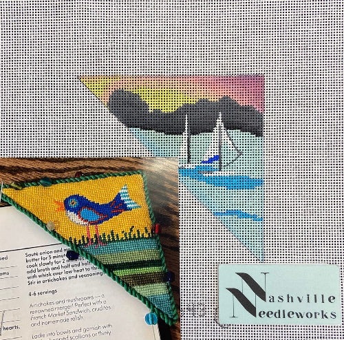 Patti Mann 88643 Bookmark-Sailboats Triangle