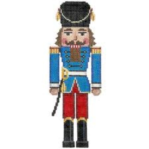 SusanRoberts 4354 BlueGuardWithSwordNutcracker