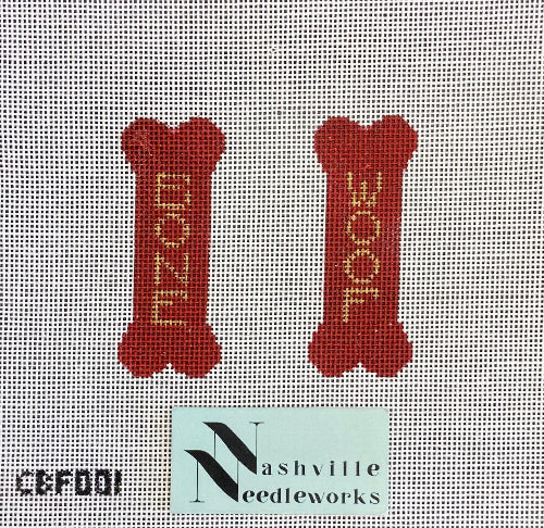 JL Canvas Co CBF 001 2 sided Dog Bone 