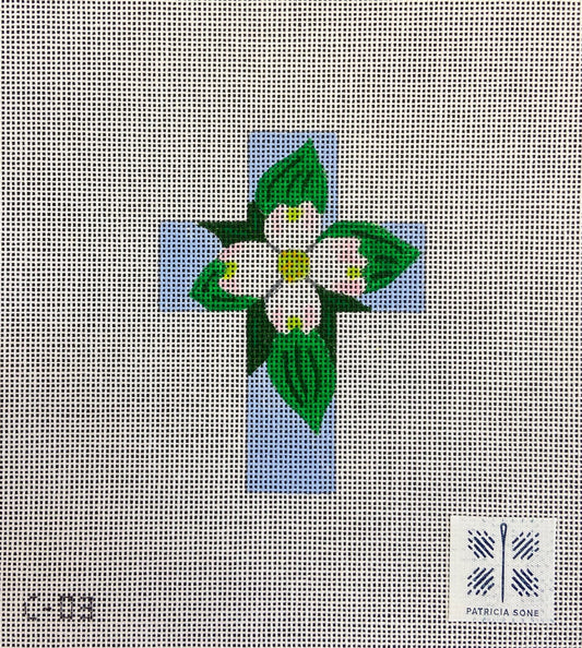 Dogwood Cross with Stitch Guide