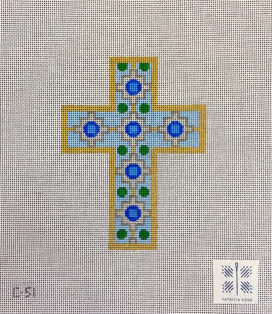 Byzantine Cross with Stitch Guide