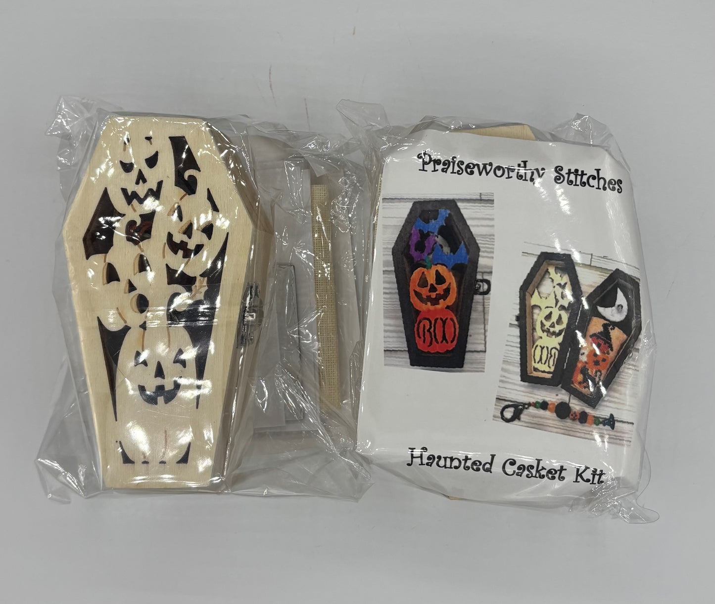 Praiseworthy Stitches
Haunted Casket Kit
HCK