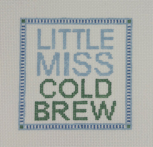 Code Thread Needlepoint
Little Miss Cold Brew
CT LMCB