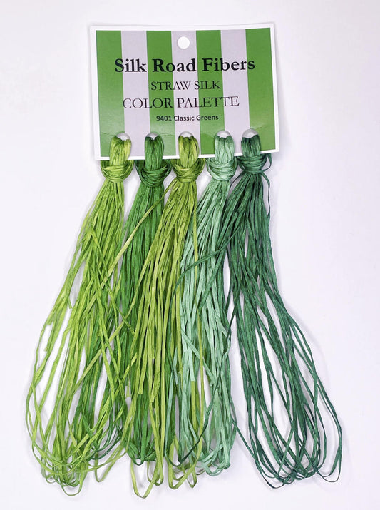 Silk Straw Palette - SSP9401 Classic Green