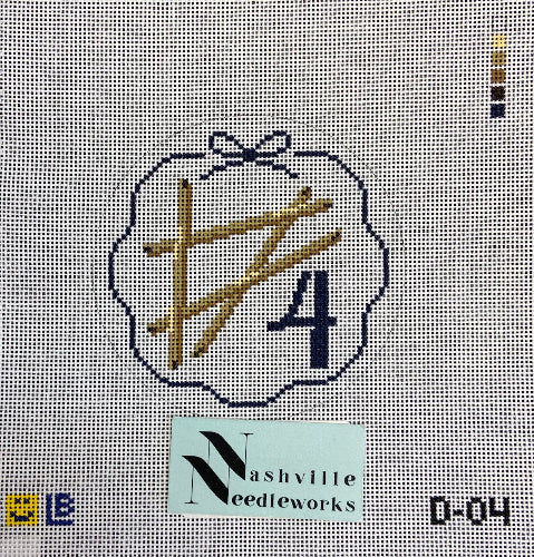 Lauren Bloch Designs D-04 12 Days of Needlepoint Stretcher Bars