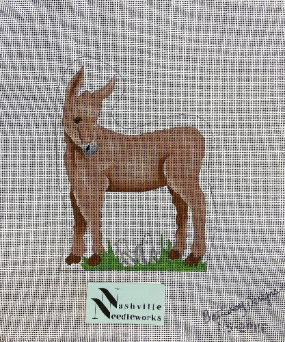 CBK Needlepoint Collections NS-2011F 
Bettieray Nativity Donkey
