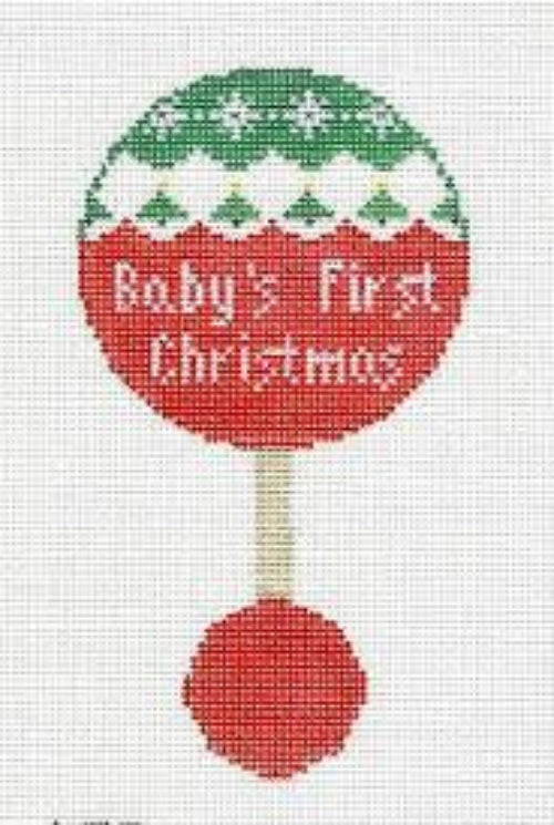 Kathy Schenkel Designs Baby Red Rattle SH452