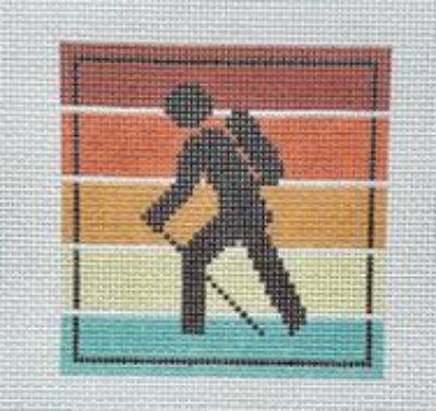 Fire and Iris Multi Color Hiker Sign 
FI-095H