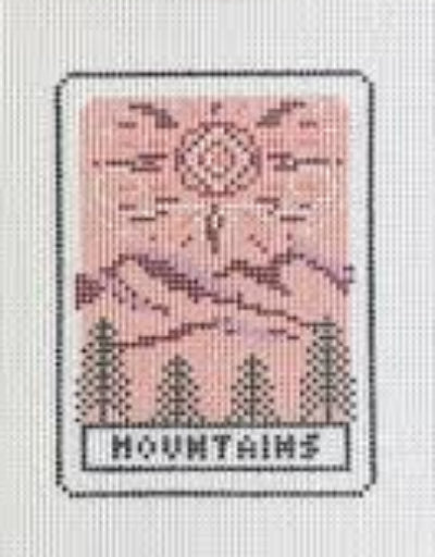 Fire and Iris Mountains Tarot Card 
FI-037
