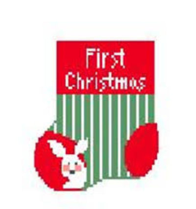 Kathy Schenkel Designs First Christmas, Red/Green CM627