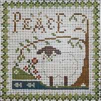 Chris Lewis Distributing Ewe & Eye Needlepoint Peace Little House Needleworks EWE-580