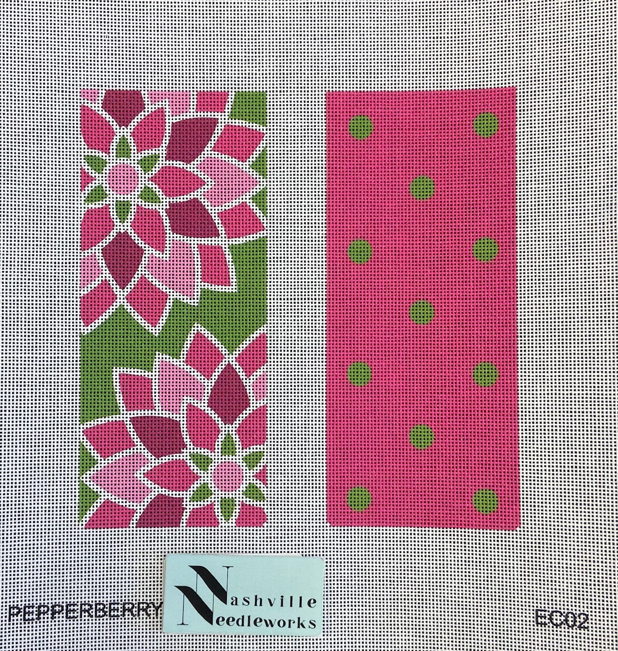 Pepperberry Designs EC02 Pink and Green Floral Eyeglass