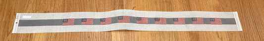 ElmTreeDesigns B205C AmericanFlagBeltGrayBackground