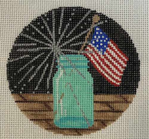 Flag and Jar