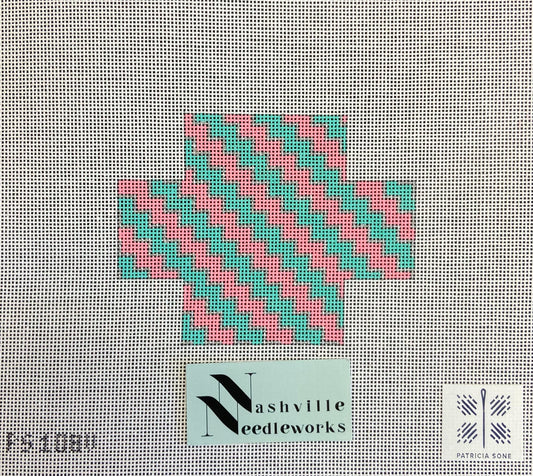 Patricia Sone 108-V Pink & Aqua Byzantine 3-D Package