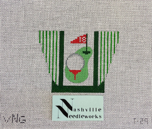 Vallerie Needlepoint Gallery T-29 Golf Tote