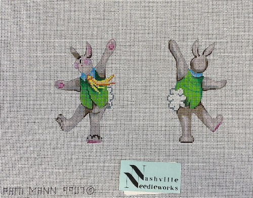 Patti Mann 9907 Rabbit and Swing Character