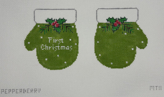 Pepperberry
First Christmas Mittens, Green
MT11