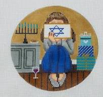 Hannakuh Stitching Girl (TS)